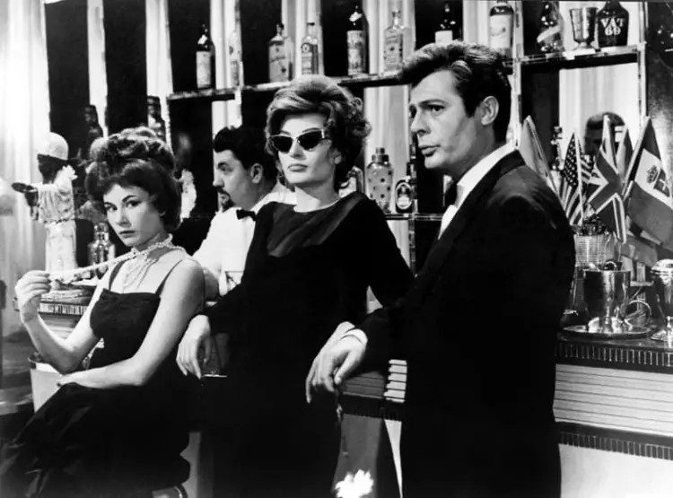 Escena de La Dolce Vita