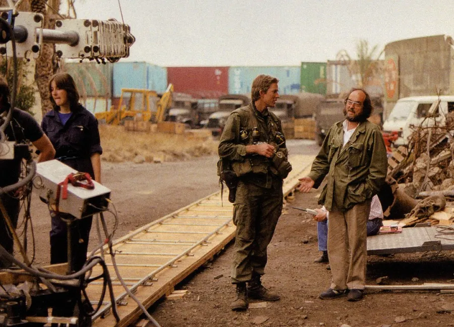 Matthew Modine y Stanley kubrick 1987