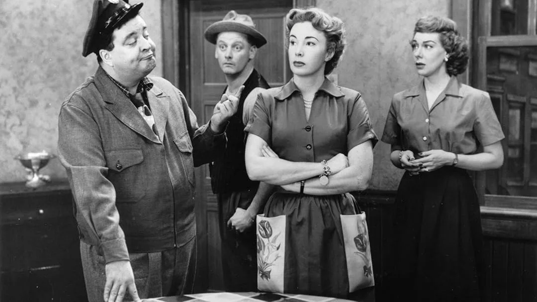 Escena de The Honeymooners  con Jackie Gleason