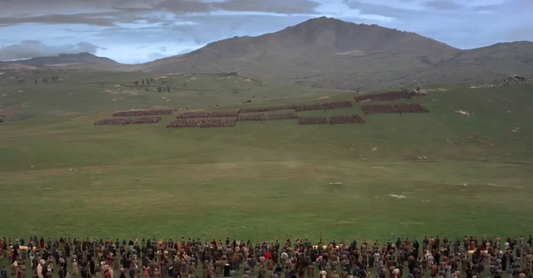 Formaciones de las tropas romanas antes de la batalla