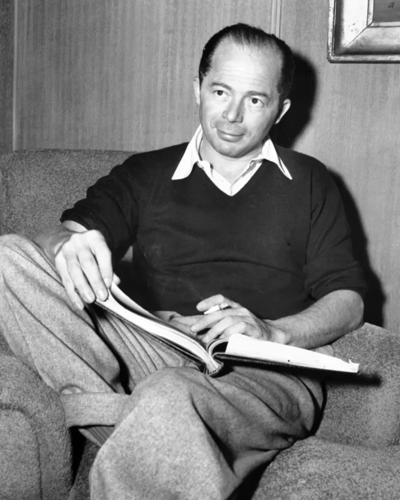 Billy Wilder foto de archivo en sus 30 años