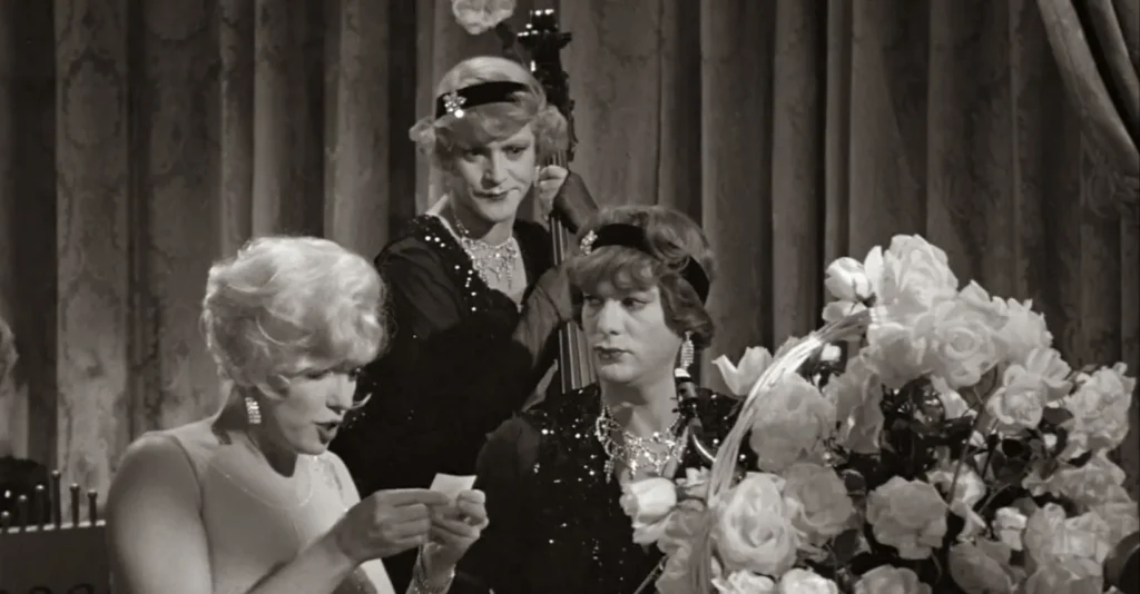 Marilyn Monroe, Jack Lemmon y Tony Curtis