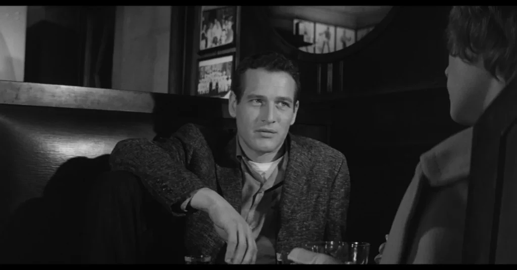 Paul Newman como Eddie Felson en 1961