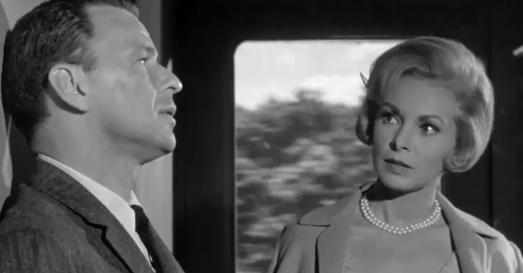 Frank Sinatra y Janet Leigh en El mensajero del miedo
