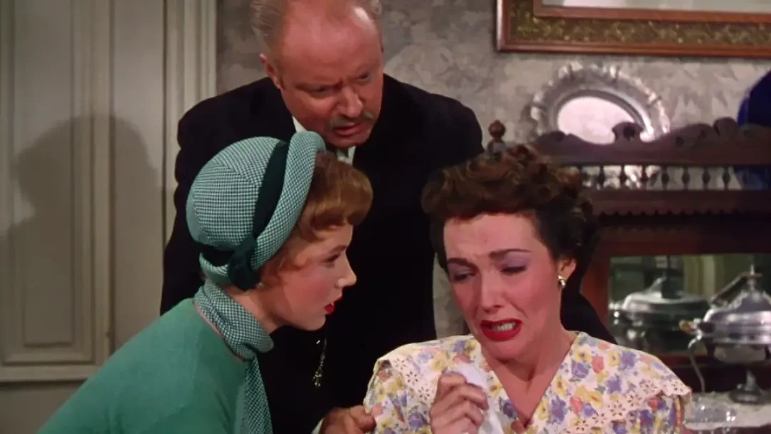 Piper Laurie, Lynn Bari, y Larry Gates en ¿Alguien a visto a mi mi chica?