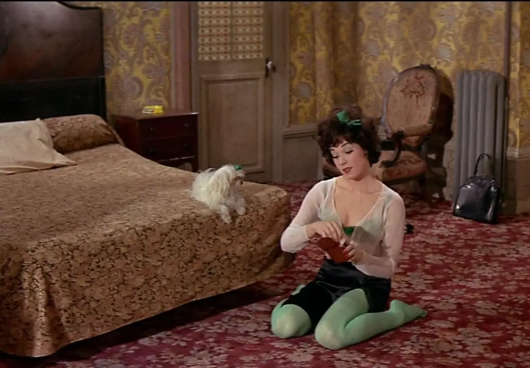 shirley MacLaine en Irma la  Dulce de Billy Wilder