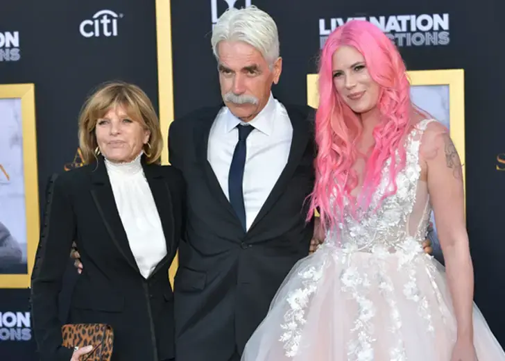 Katharine Ross, Sam Elliot y Cleo Rose Elliott