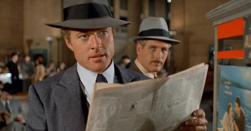 Redford y Newman en El golpe (1973)