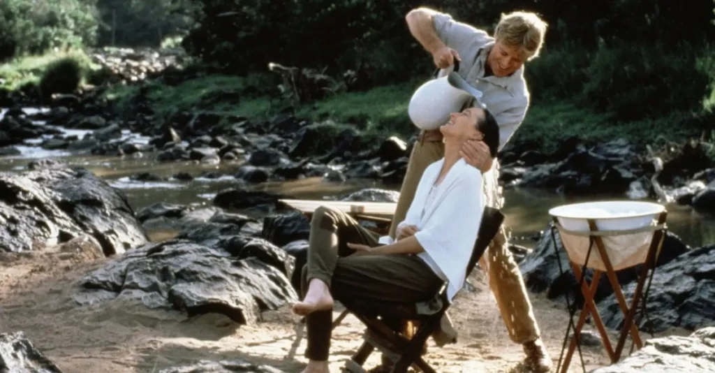 La famosa escena lavando el pelo a Meryl Streep