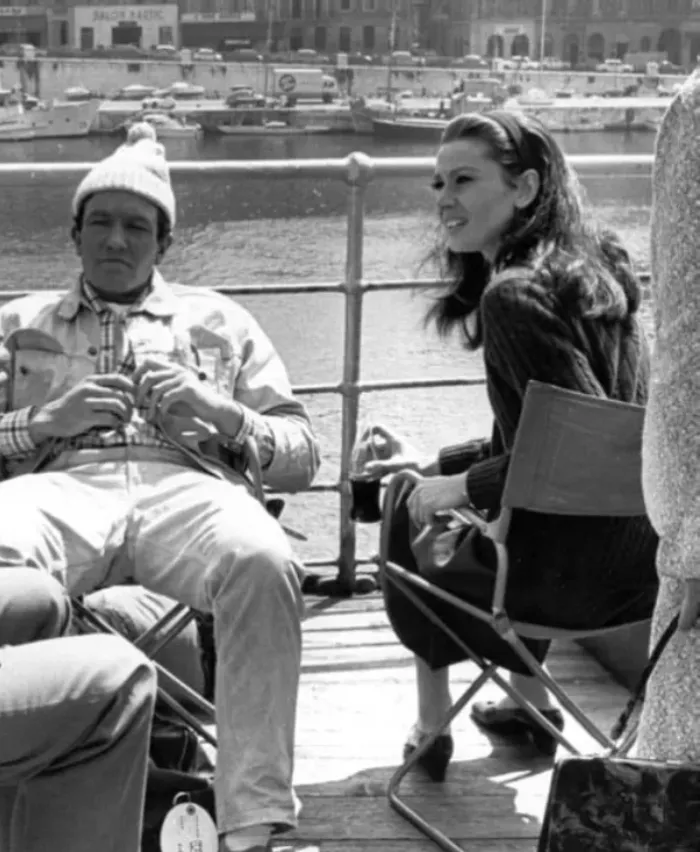 Audrey Hepburn y Albert Finney