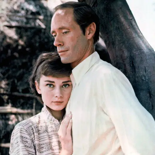 Audrey Hepburn y Mel Ferrer