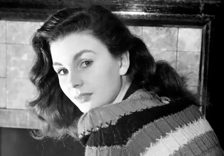 Fotografía de Jean Simmons joven
