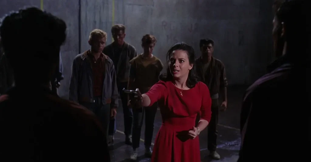 María en una escena final