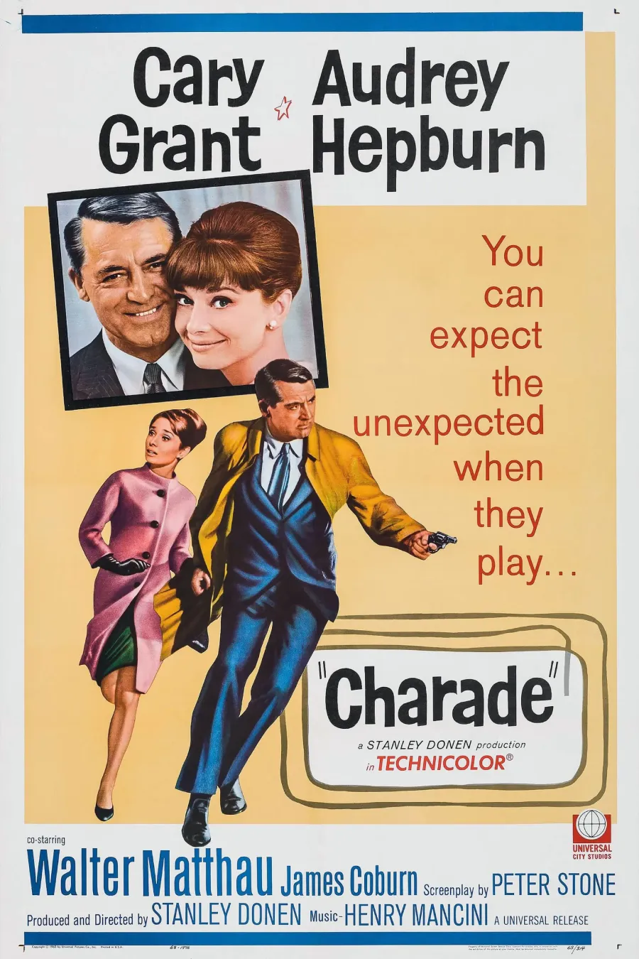 Charada (1963): intriga y humor con Audrey Hepburn y Cary Grant