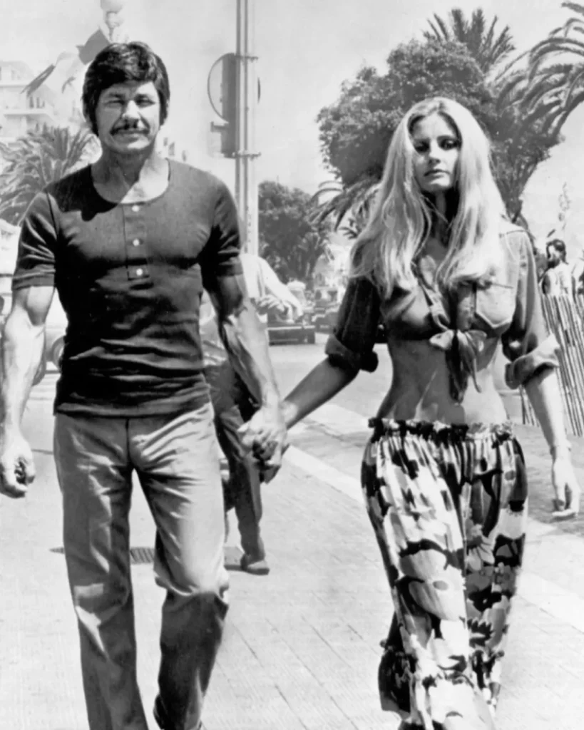 Charles Bronson y su mujer Jill Ireland