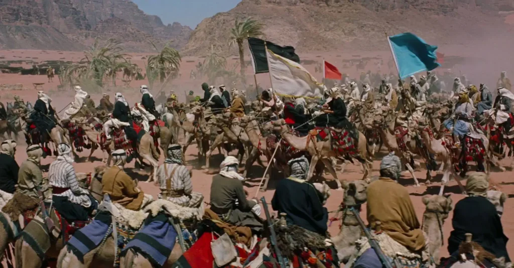 Lawrence de Arabia avance hacia la ciudad de Áqaba