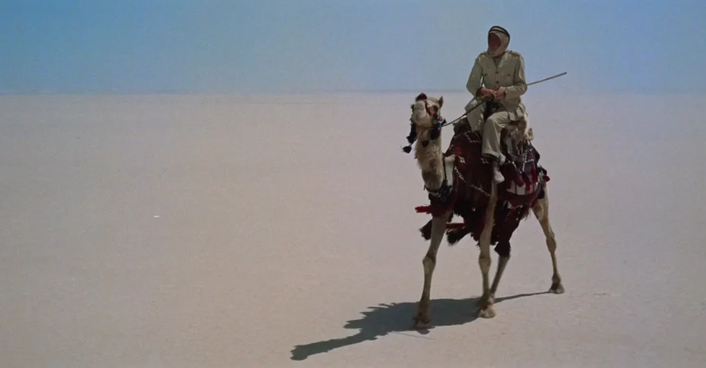 Peter O´Toole en su camello