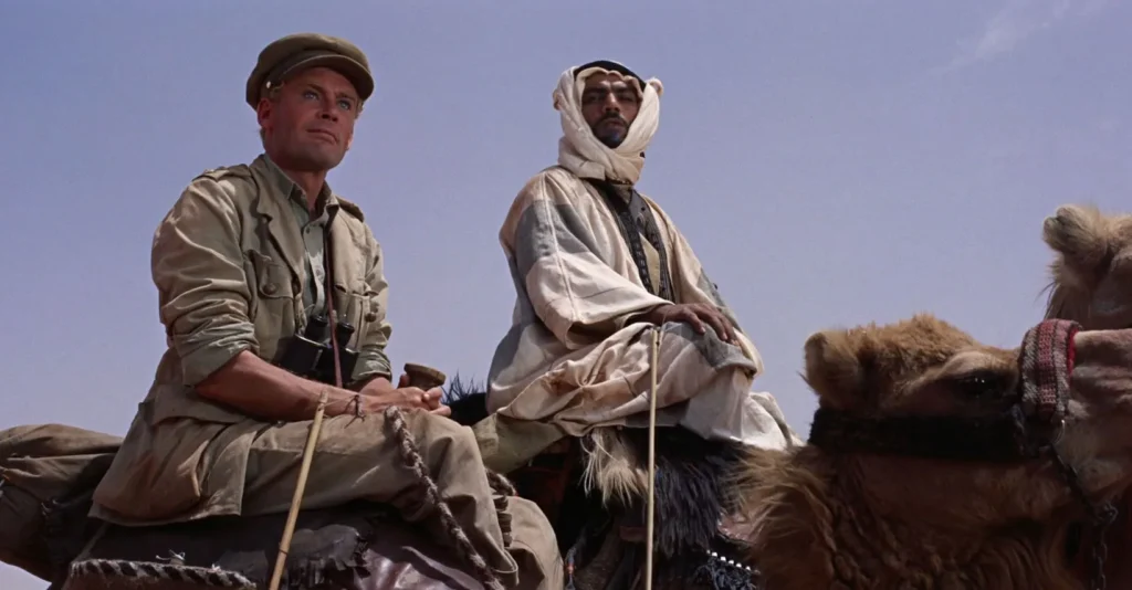 TE Lawrence con su guía