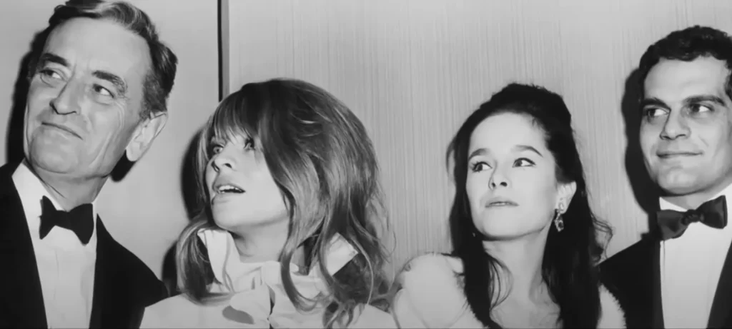 David Lean, Julie Christie, Geraldine Chaplin y Omar Sharif