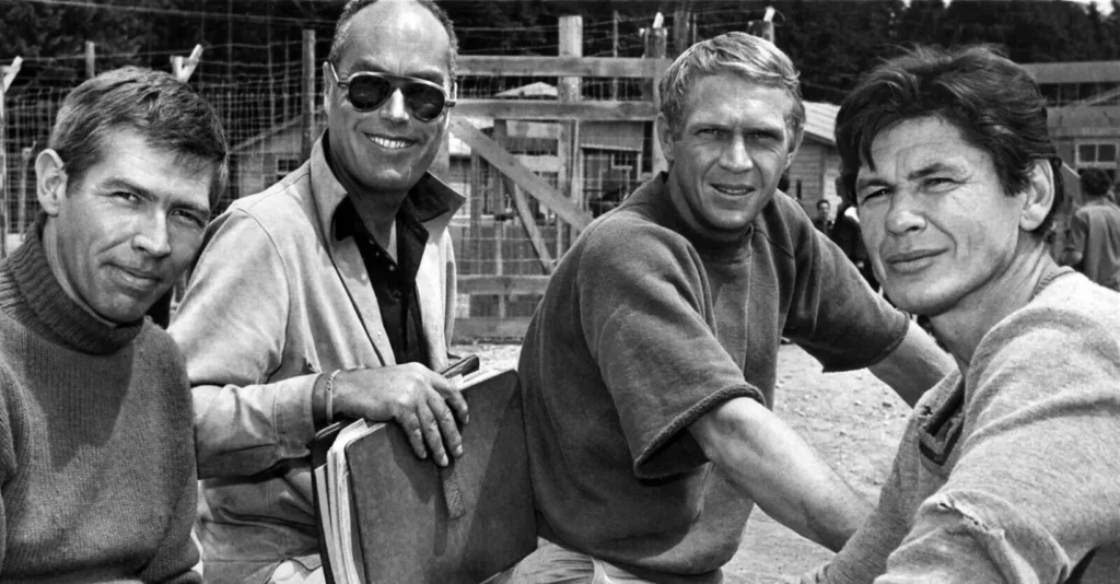James Coburn, John Sturges, Steve MacQueen, Charles Bronson