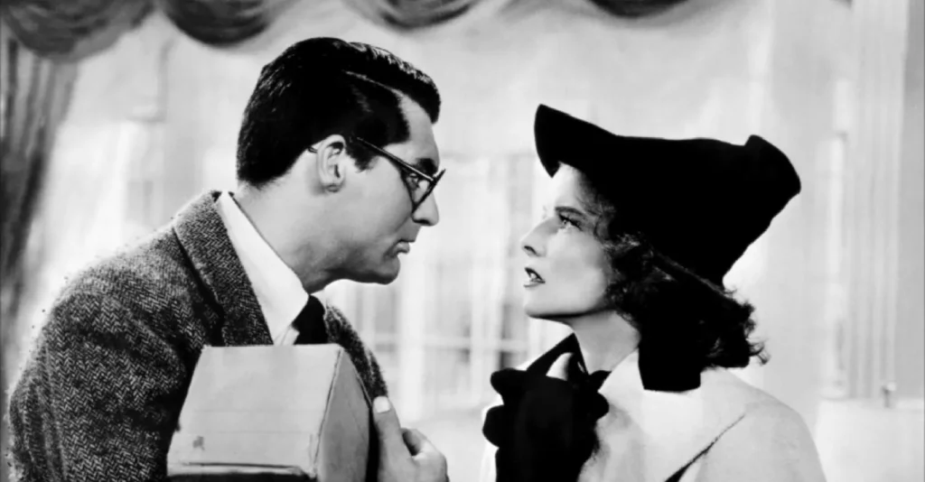 Cary Grant y Katharine Hepburn