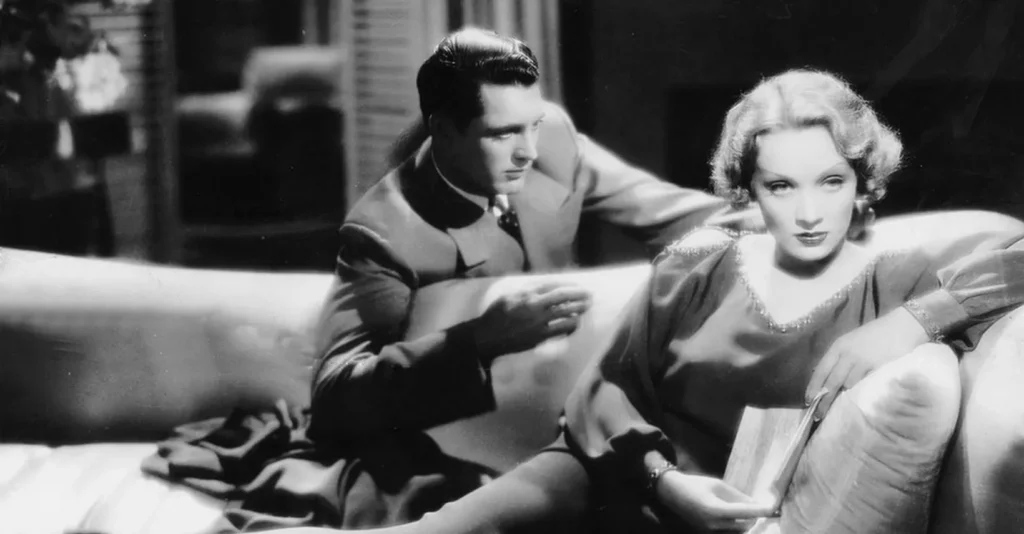 Cary Grant con Marlene Dietrich