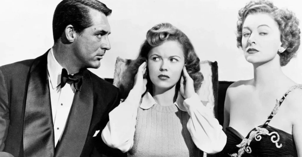 Cary grant, Myrna Loy y Shirley Temple