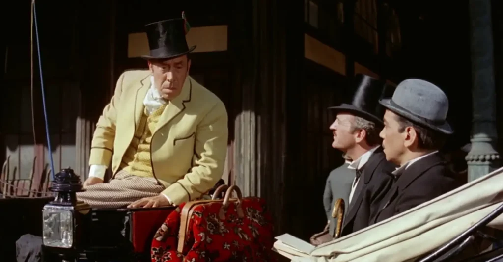 David Niven y Mario Moreno Cantinflas
