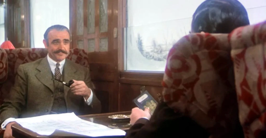 Escena de Asesinato en el Orient Express 1974