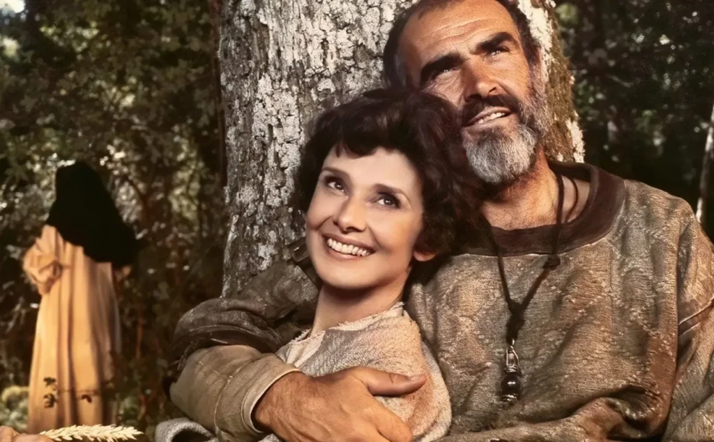 Audrey y Sean Connery