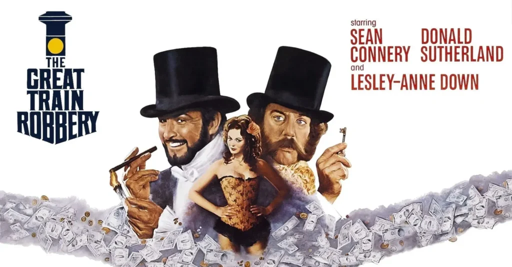 El primer gran asalto al tren, cartel de la película