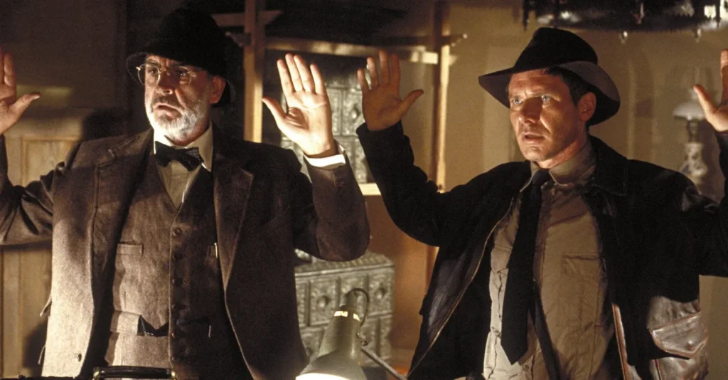Sean Connery y Harrison Ford