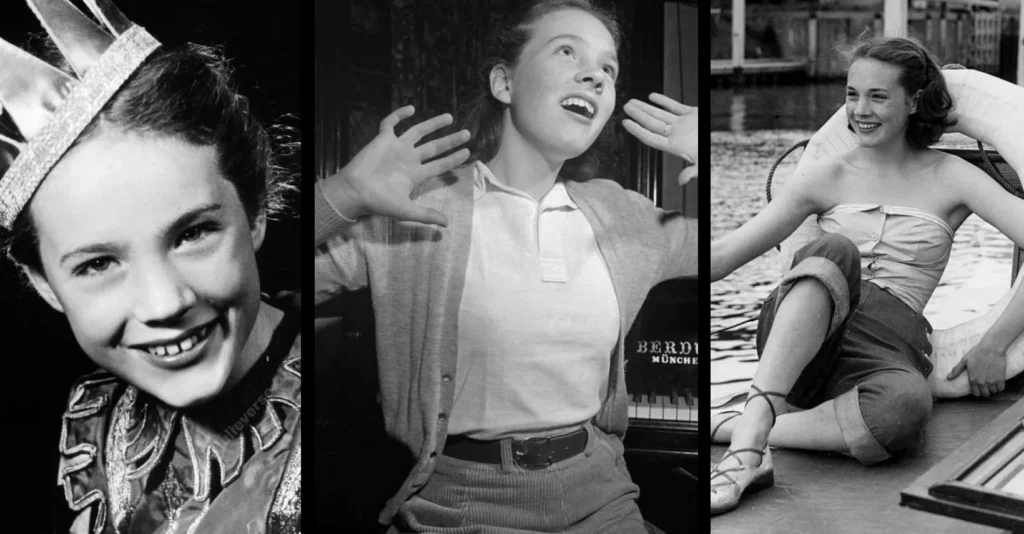 Julie Andrews en su infancia