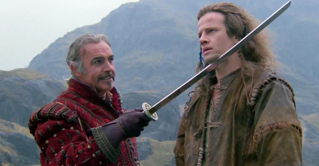 Sean Connery con Christopher Lambert