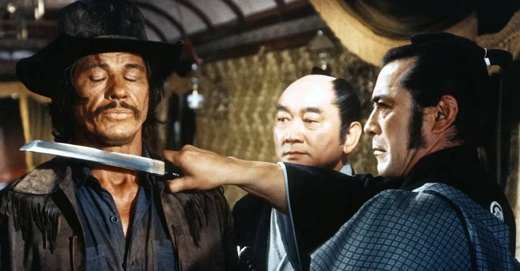 Charles Bronson y Toshiro Mifune en Sol rojo