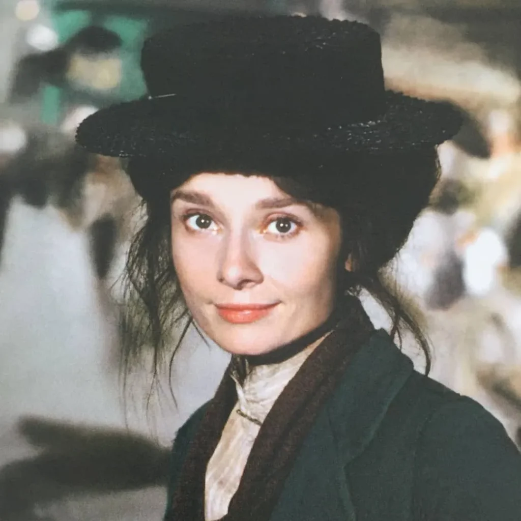 Audrey Hepburn como Eliza Doolittle