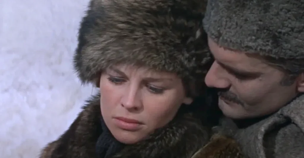 Julie Christie y Omar Sharif en Doctor Zhivago