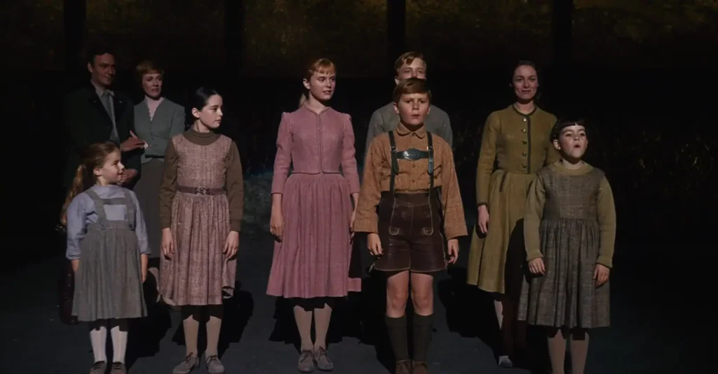 La familia von Trapp actuando