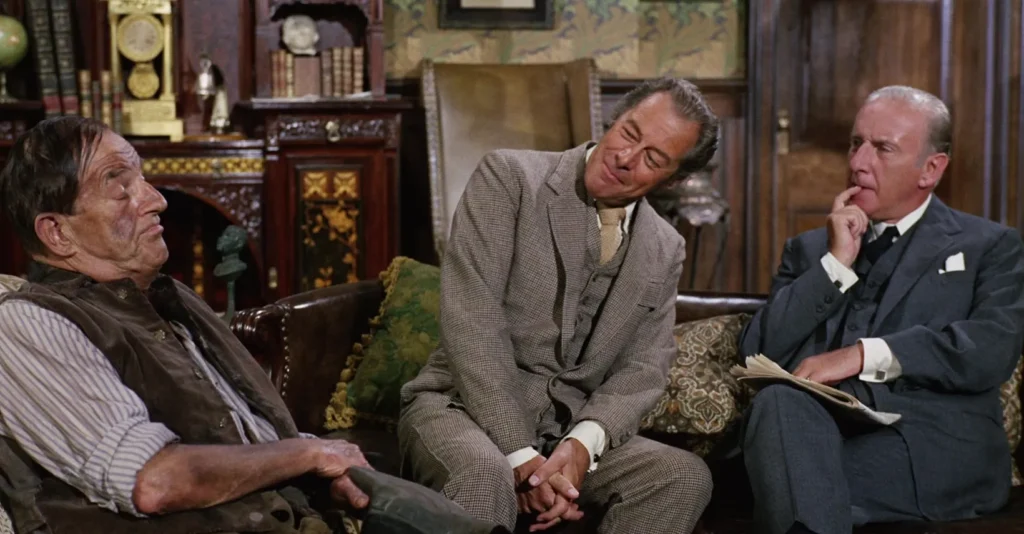 Stanley Holloway, Rex Harrison y Wilfrid Hyde-White