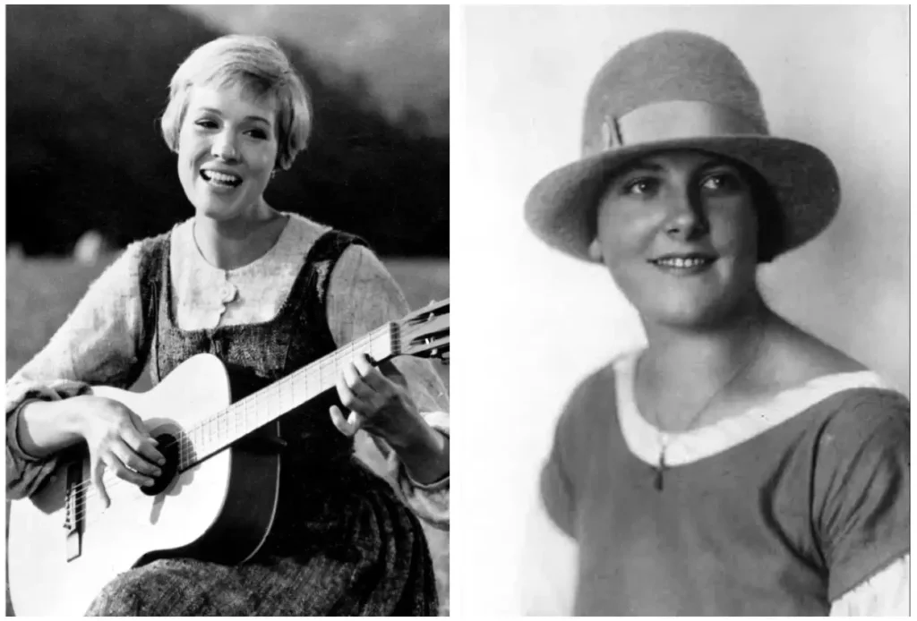 Julie Andrews y Maria Augusta von Trapp