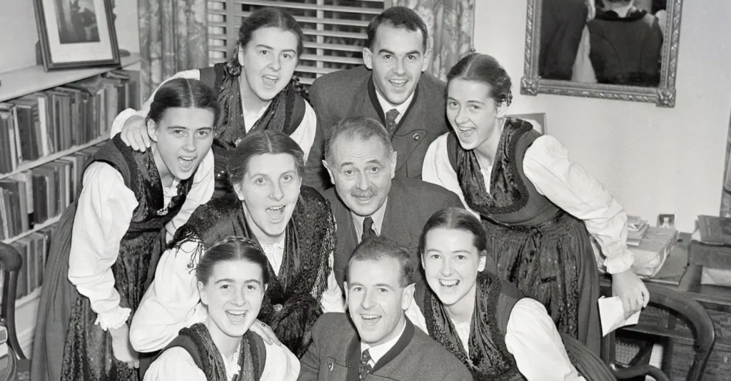 Foto de la familia von Trapp real
