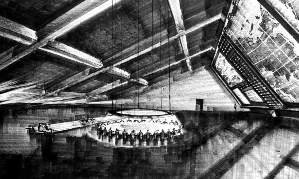 Diseño de la sala de Guerra