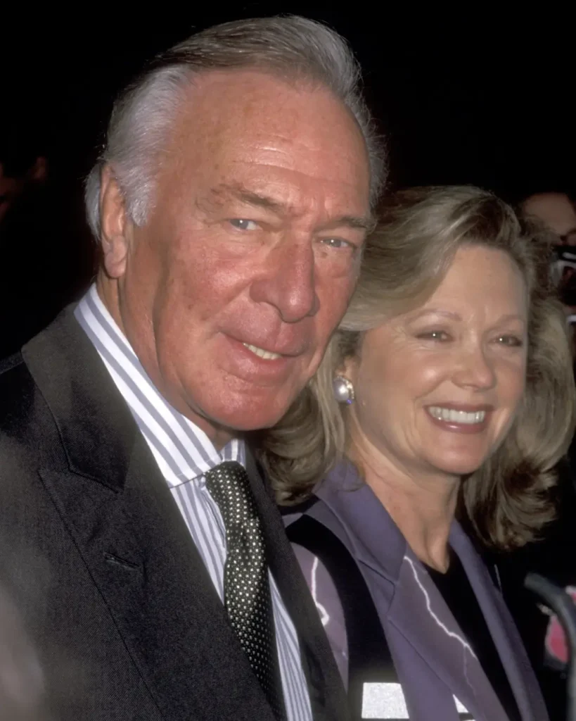 Christopher Plummer y su cónyuge Elaine Taylor