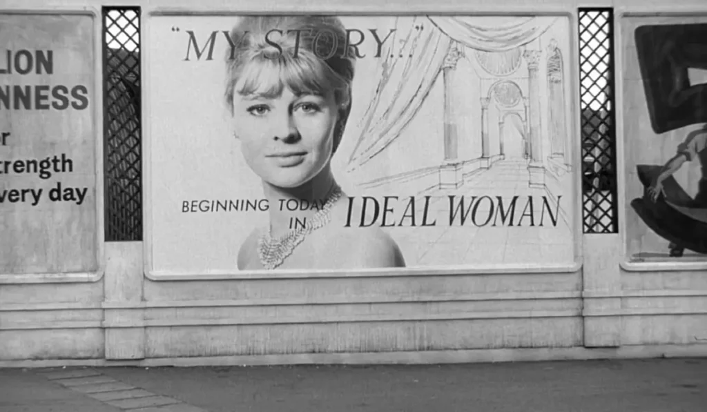Poster de Diana Scott en la calle