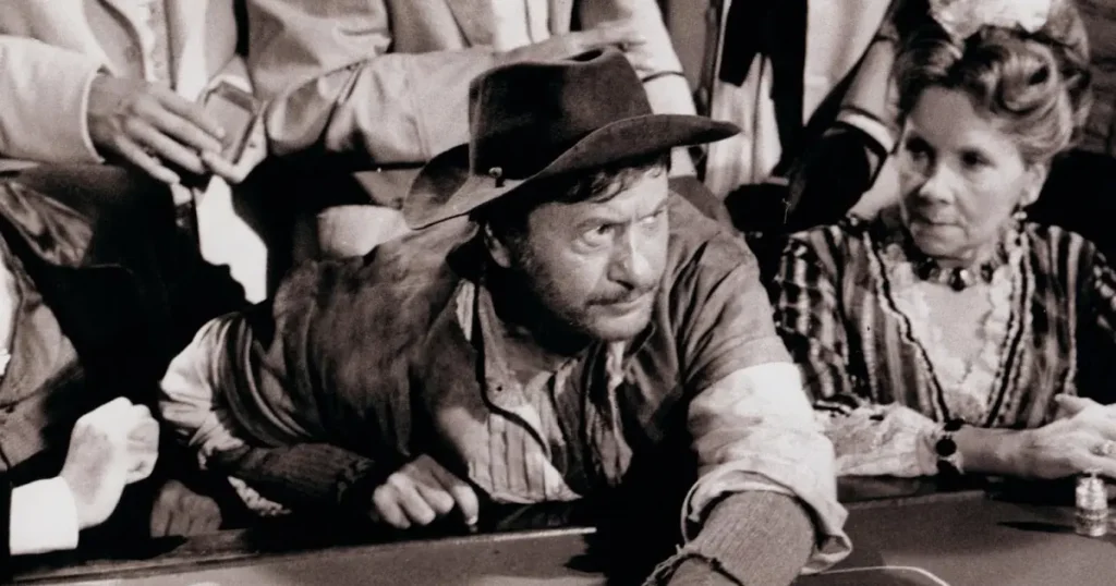 Escena de Los cuatro truhanes con Eli Wallach