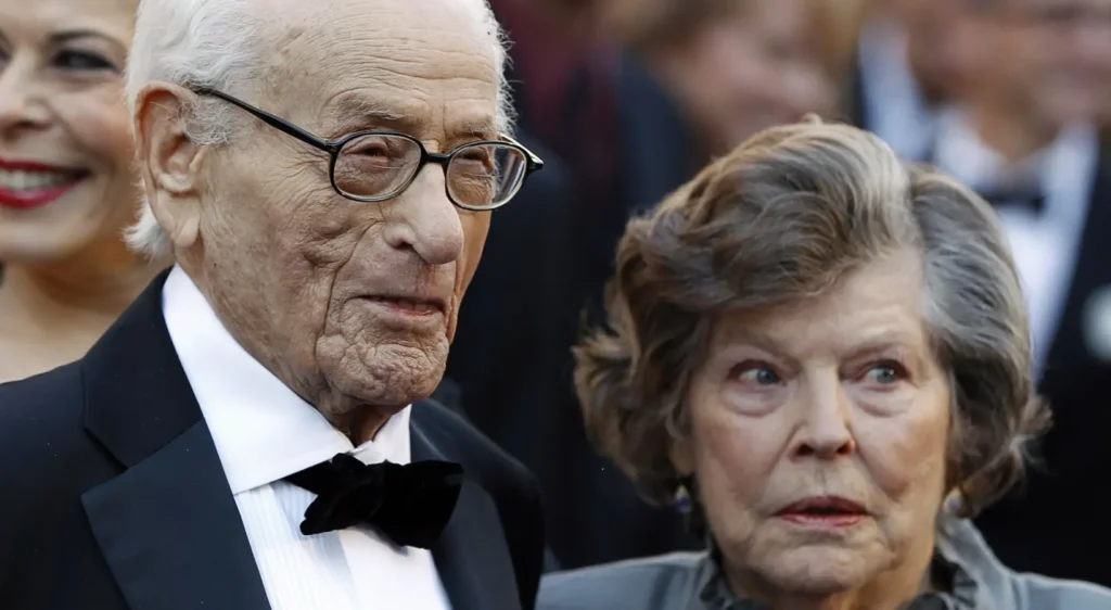 Eli Wallach y su cónyuge Anne Jackson