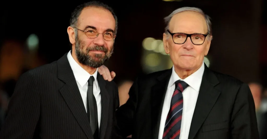 Giuseppe Tornatore y Ennio Morricone juntos