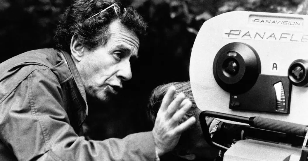 Arthur Penn durante el rodaje de Bonnie And Clyde