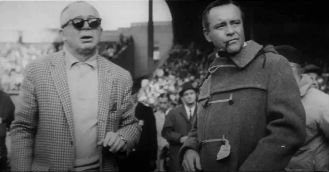 Billy Wilder y Jack Lemmon durante el rodaje de En bandeja de plata (1966)