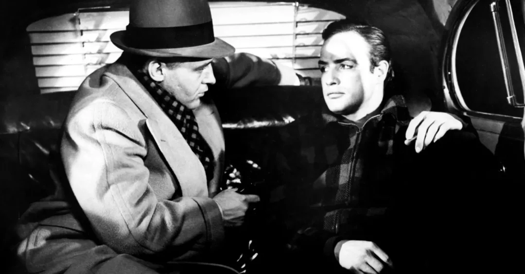 Rod Steiger y Marlon Brando en La ley del silencio